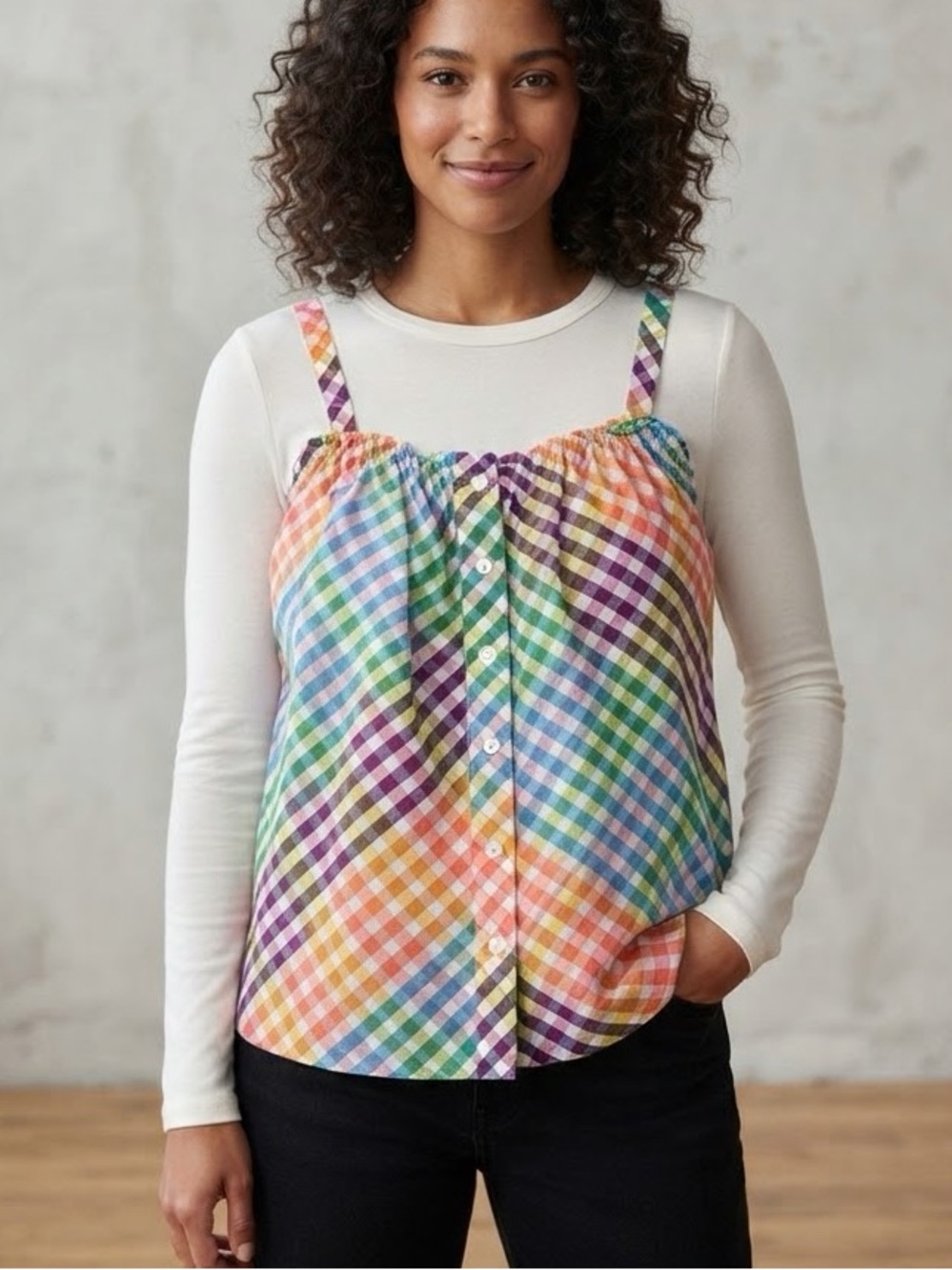 J. Crew Button Up Cami Size 4